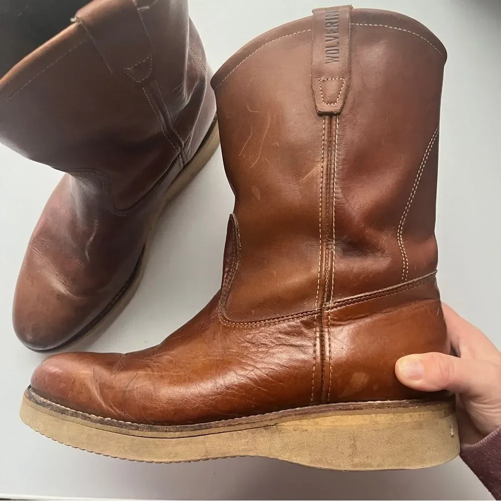 Men's Brown Leather Boots